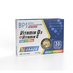 Balkan Pharmaceuticals Vitamin D3+E